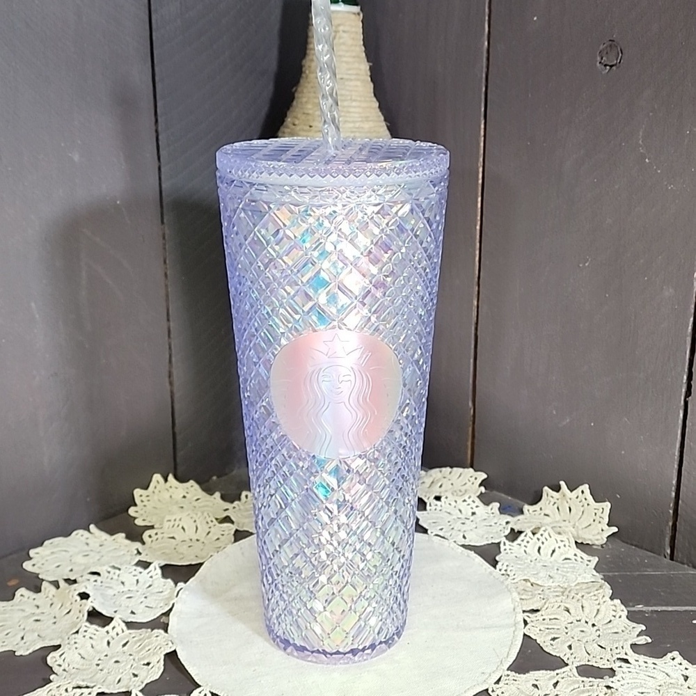 Starbucks Jewel tumbler iridescent unicorn 24 oz